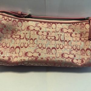 LIMITED EDITION Coach Pink Glitter Demi Bag